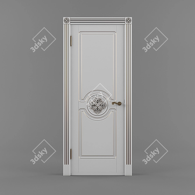 Title: Elegant K-79GB Model Door 3D model image 1