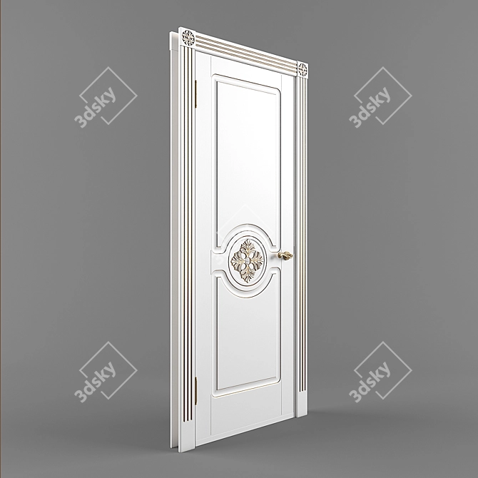 Title: Elegant K-79GB Model Door 3D model image 2