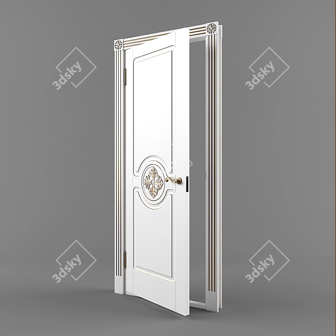 Title: Elegant K-79GB Model Door 3D model image 3