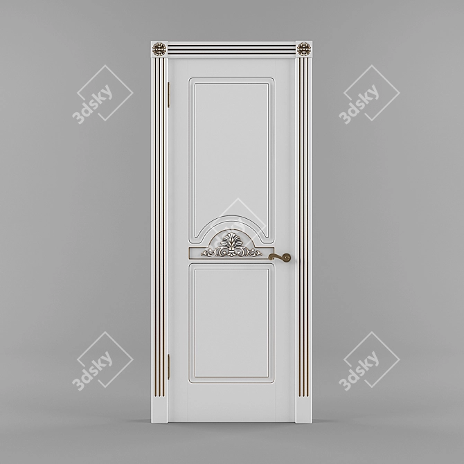 Elegant K-77GB Model Door 3D model image 1