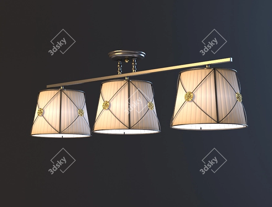 CITILUX Dresden Pendant Light 3D model image 1