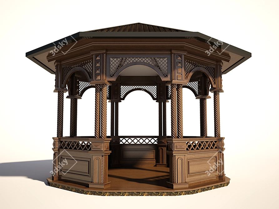 Classic Arbour 3D model image 1