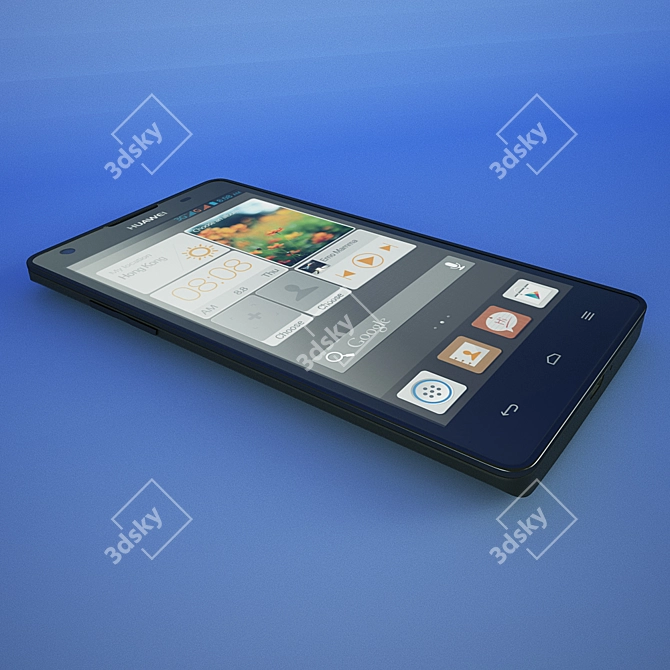 HUAWEI G700: Powerful Smartphone with Great Features 3D model image 1