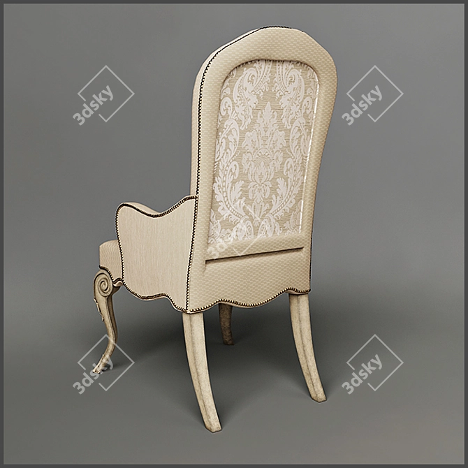 Elegant Provasi Chair: Art 1104_726 3D model image 3