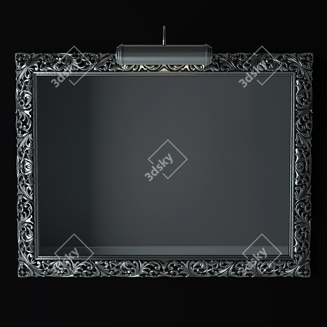 Labor Legno Royal Bathroom Mirrors: Stylish & Functional 3D model image 1