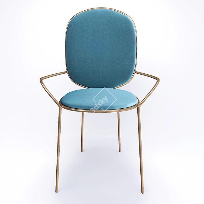 Stay Dining Armchair: Modern and Stylish 3D model image 1