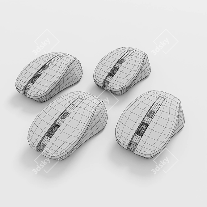 Wireless Computer Mouse 3D model image 3