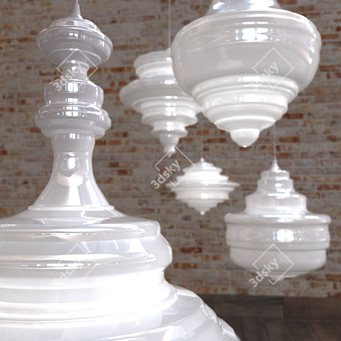 Title: Glorious Chandelier Collection 3D model image 2