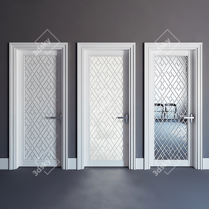 Custom Project Door | 2200x900x125mm 3D model image 1