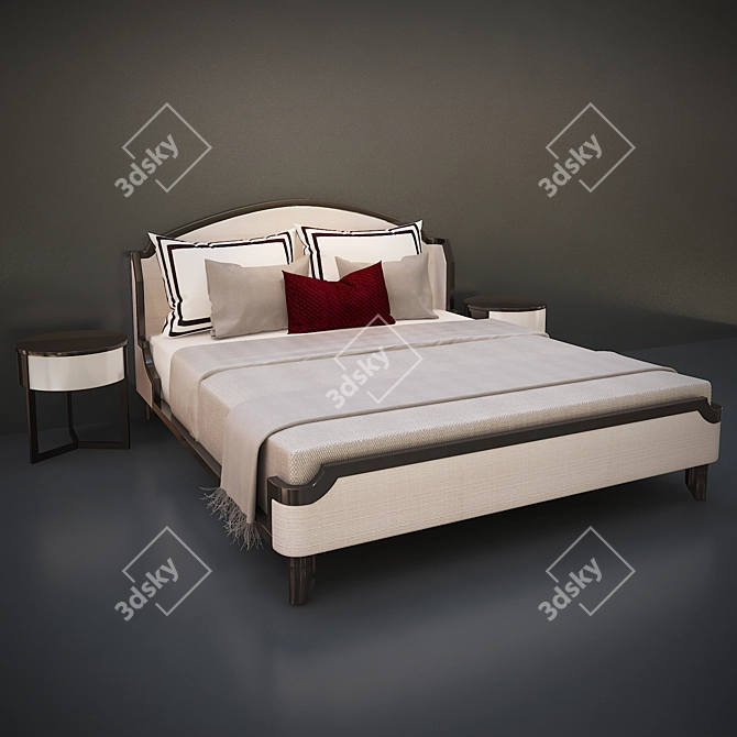 All-in-One Bed Set 3D model image 1