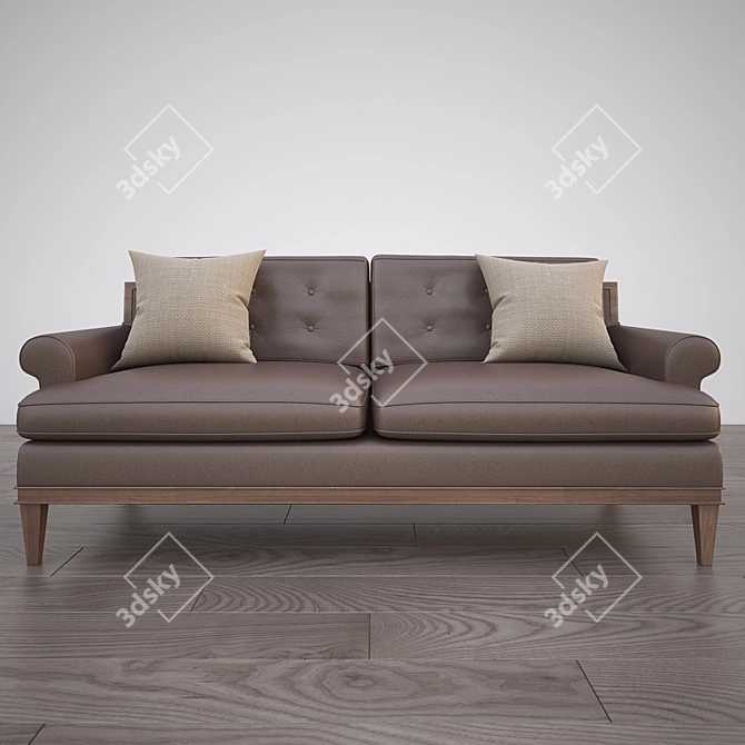 Timeless Elegance: Stylish Sofa 3D model image 2