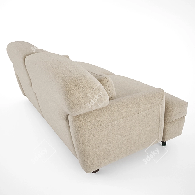De Padova Raffles - Stylish Two-Seater Sofa 3D model image 3