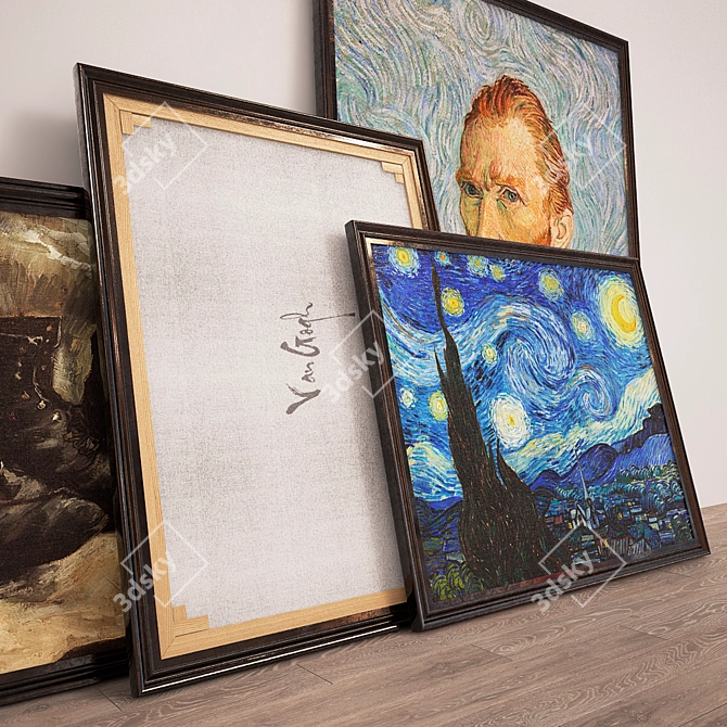 Stunning Van Gogh Art Collection 3D model image 2