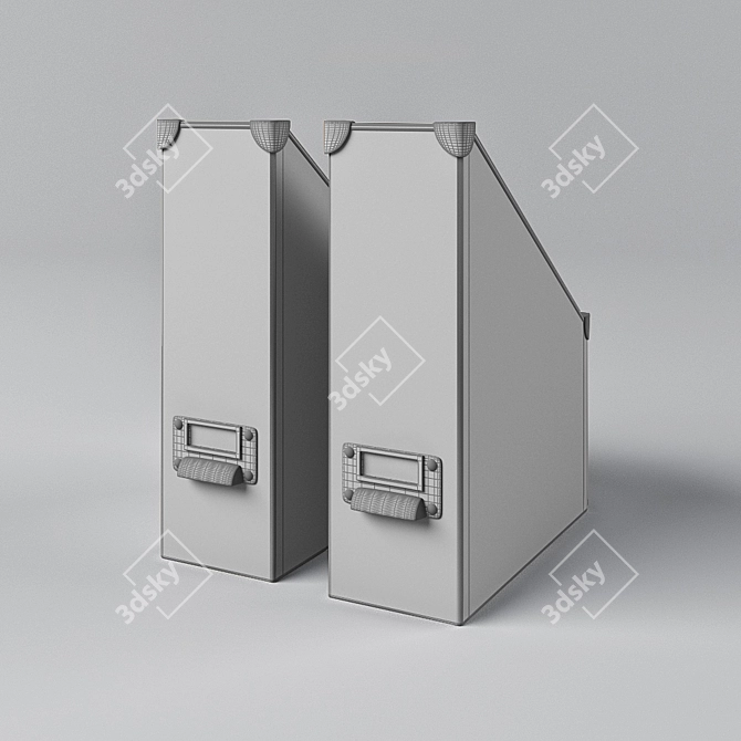 Fjell Magazine Stand: Stylish & Functional! 3D model image 2