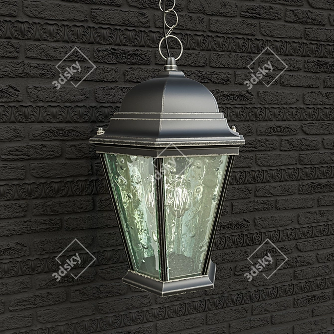 Urban Glow - Stylish Street Lamps 3D model image 1