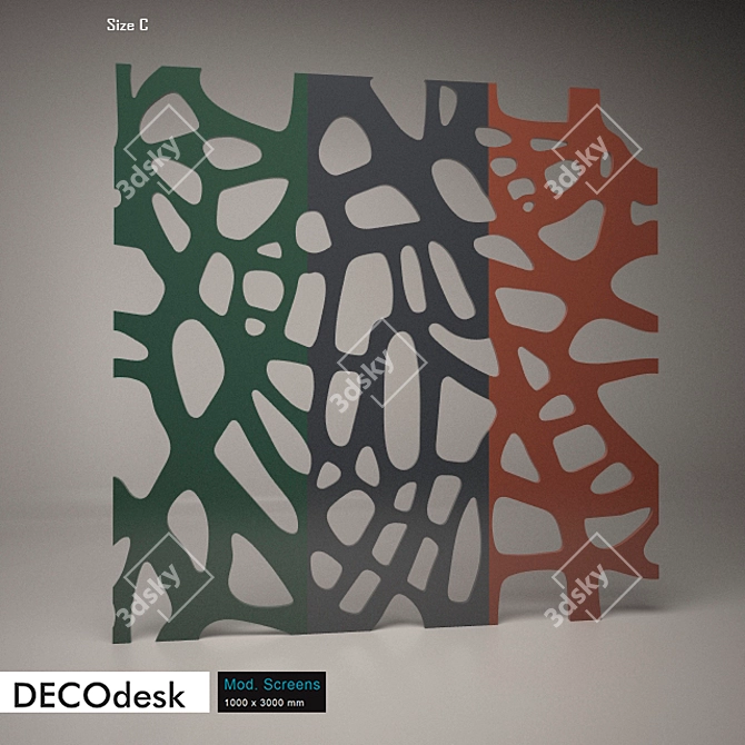 Unique Architectural Lattices - DECOdesk Model Screens 3D model image 3