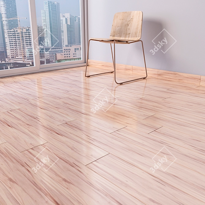 IBEROCERAMICA Oxford: Stylish MultiTexture Wood Tiles 3D model image 3