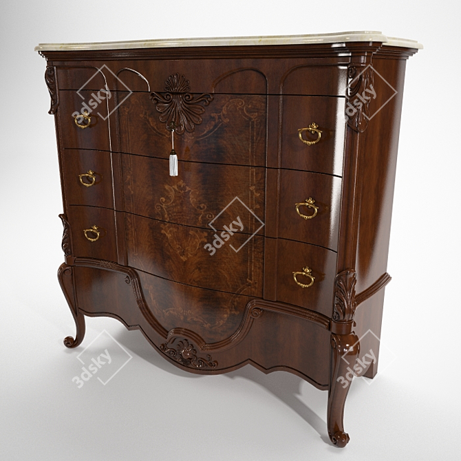 Victoria Classic Chest by Treci 3D model image 2