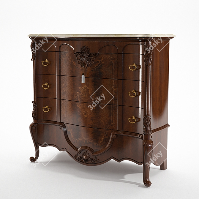 Victoria Classic Chest by Treci 3D model image 3