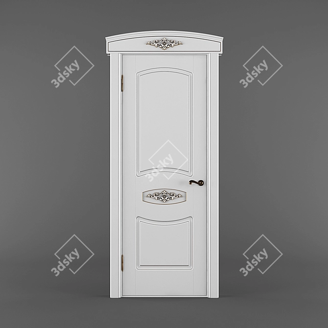 Elegant MDF Door - K-25GB 3D model image 1