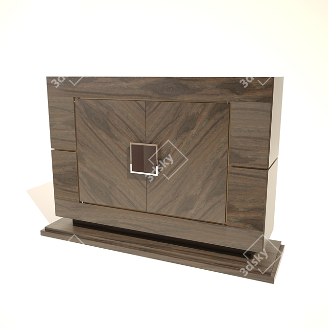 Smania Victory: Luxurious 2-Door Cabinet 3D model image 2