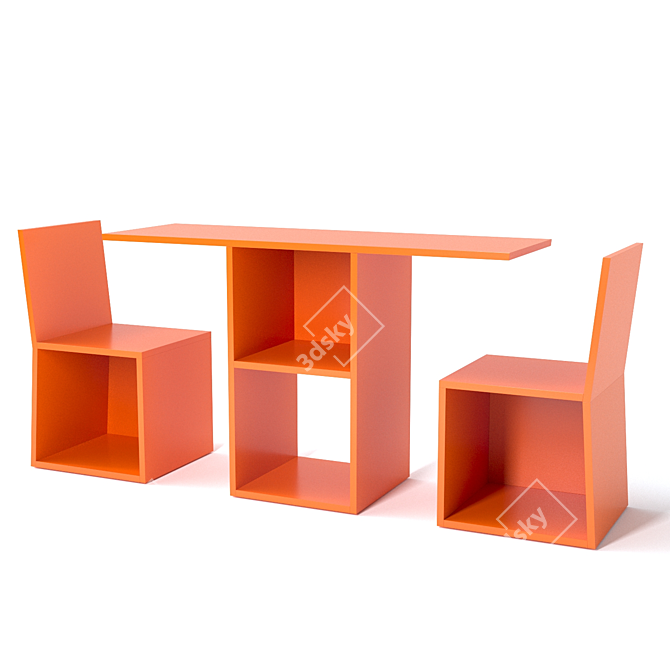 Transforming Bookshelf Trick: Compact and Versatile 3D model image 2