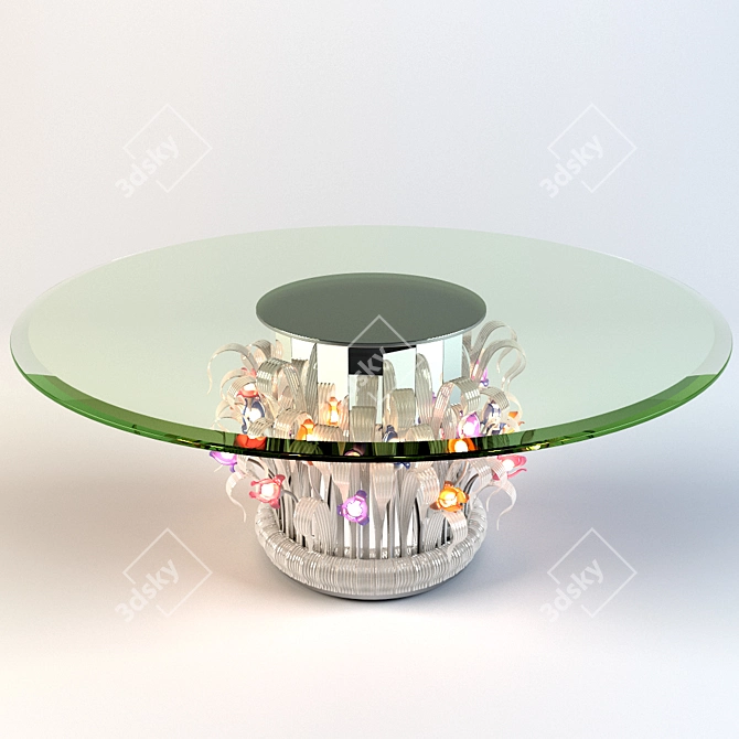 Blooming Table 3D model image 2