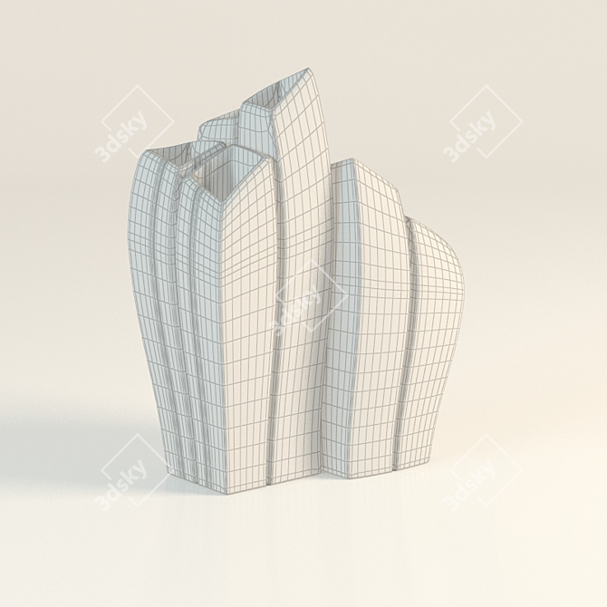 Elegant Decor Vase 3D model image 3