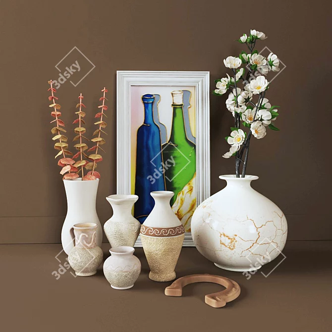 Elegant Decor Set - Limited Edition 3D model image 1