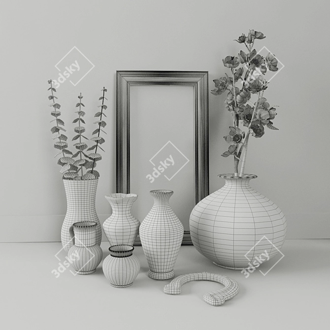 Elegant Decor Set - Limited Edition 3D model image 2