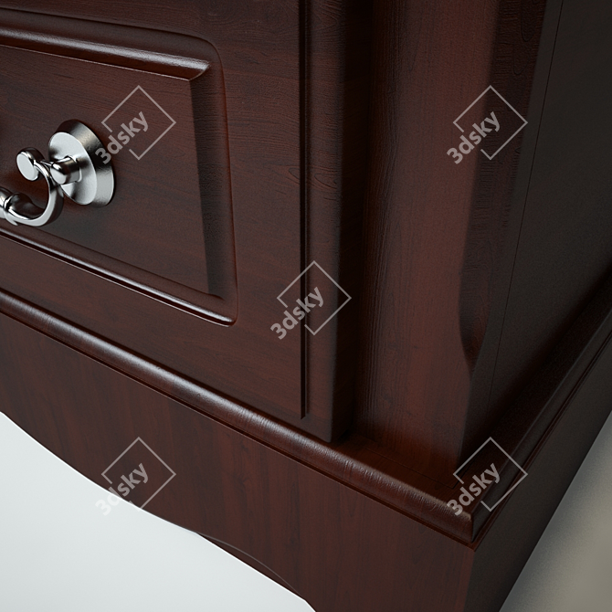 Melody-RB Bedside Table - Malaysia Made 3D model image 3