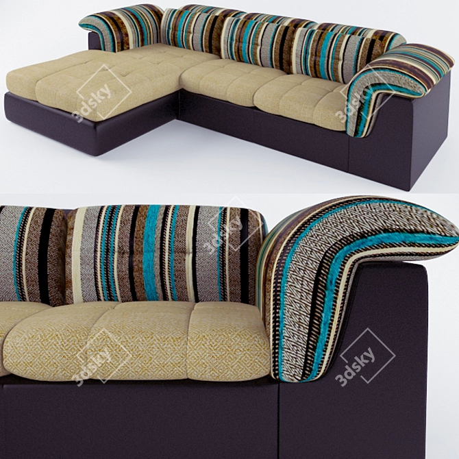 Savoy Modular Sofa 3D model image 1