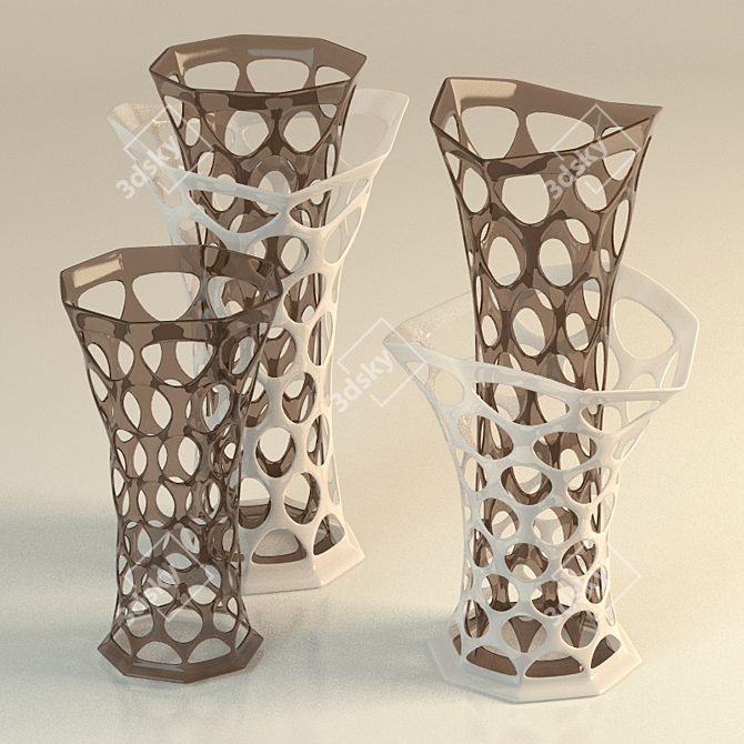 Hole-in-One Decorative Vase 3D model image 1