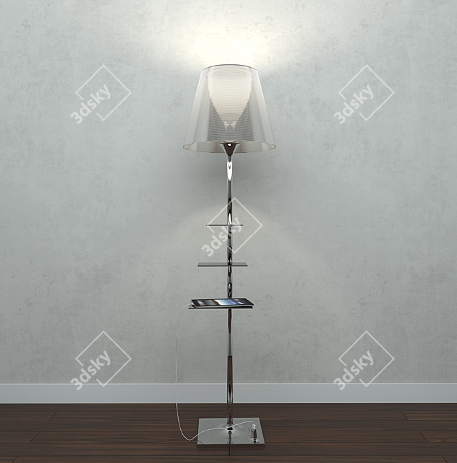 Elegant Floor Lamp BNF1500 3D model image 1