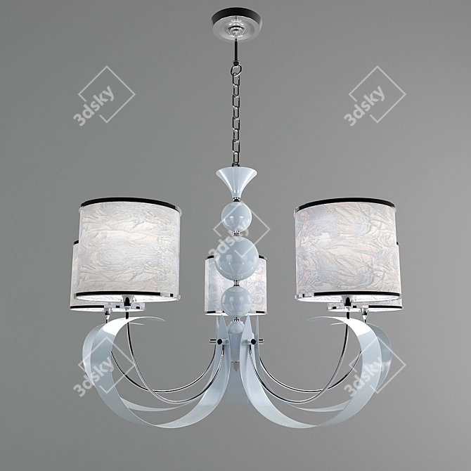 Bregatto 100.5 Chandelier - Italian Design Excellence 3D model image 1