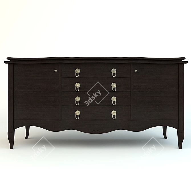 LCI Chest: Modern Italian Design 3D model image 2