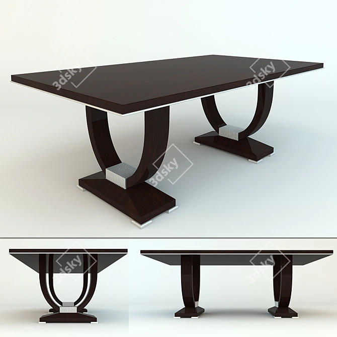 Novita-2015 Dining Table Factory 3D model image 1