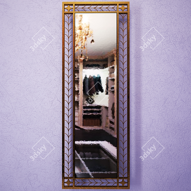 Elegant Aubazine Mirror - Exclusive Design 3D model image 1