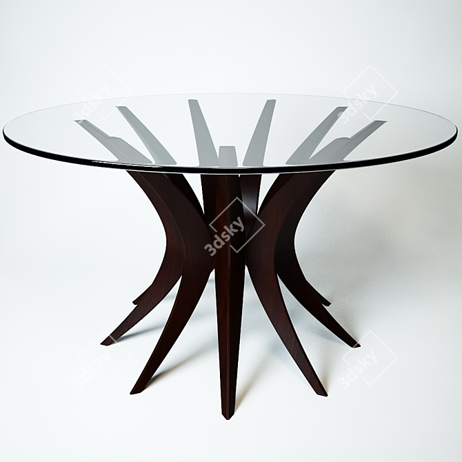 Luxury Niemeyer Table by Christopher Guy 3D model image 1