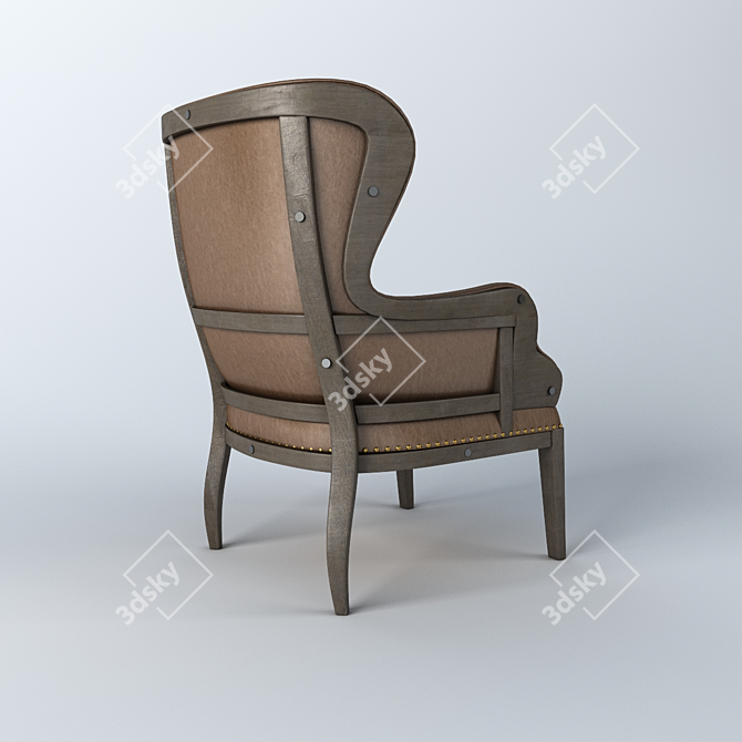 DIALMA Deconstructed Union Jack Chair 3D model image 3