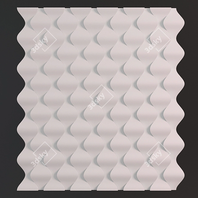 Eleganza Seamless Wall Panel 3D model image 1