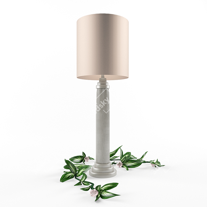 Modern Magazine-Inspired Table Lamp 3D model image 1