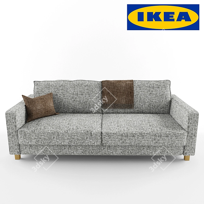 Modern Comfort: Ikea Karlstad Sofa 3D model image 1