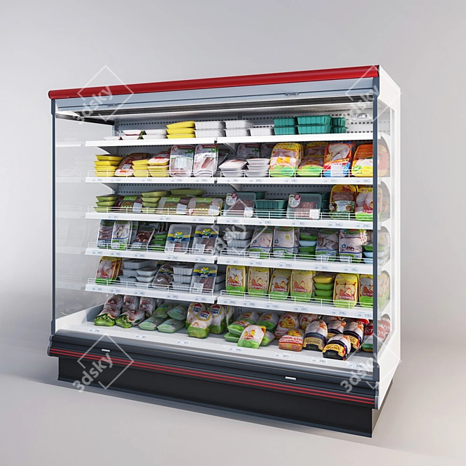 Gorki External Cold: Top-notch Refrigeration Equipment 3D model image 2