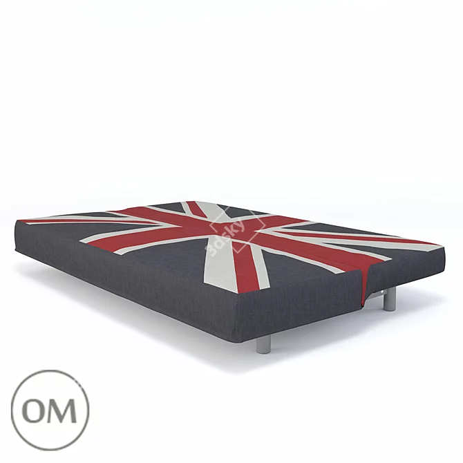 URBUM British Flag Sofa Bed 3D model image 1