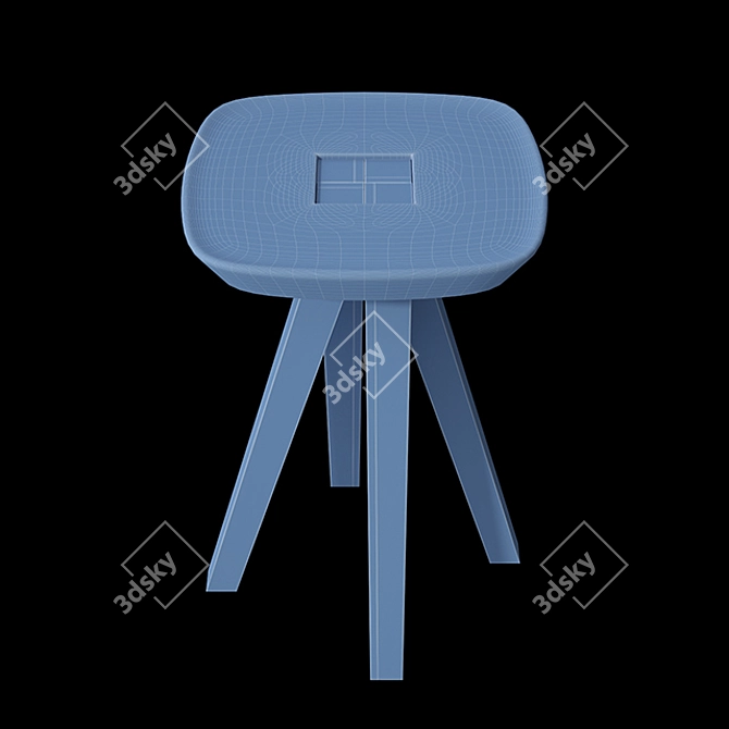 Modern Ydin Inoow Tabouret - Stylish and Versatile 3D model image 2