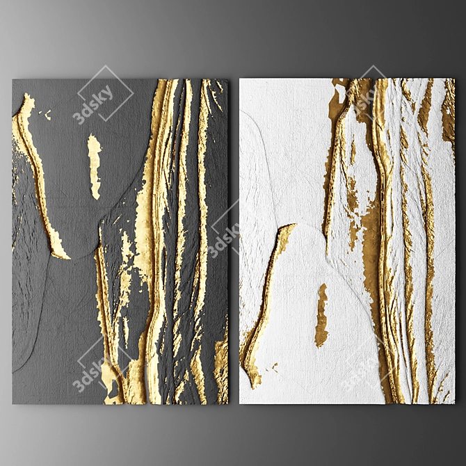 3D Panel for Wall Decor 3D model image 1