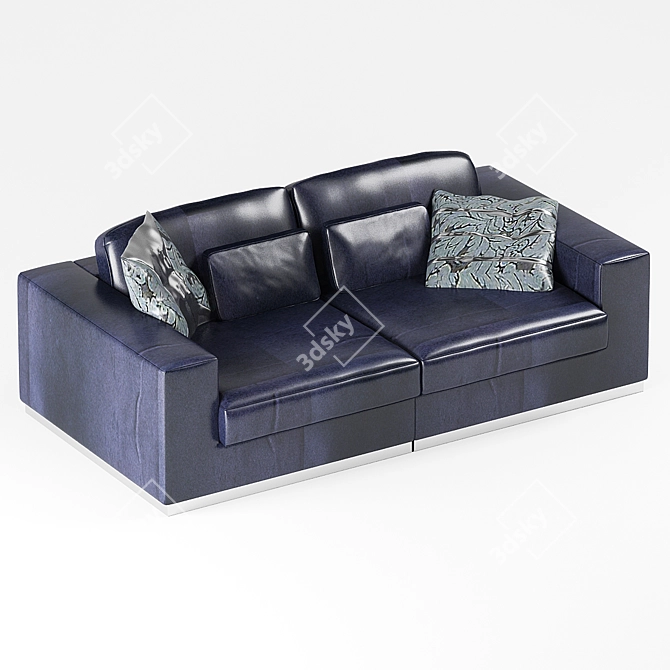 Comfort Haven Sofa 3D model image 1