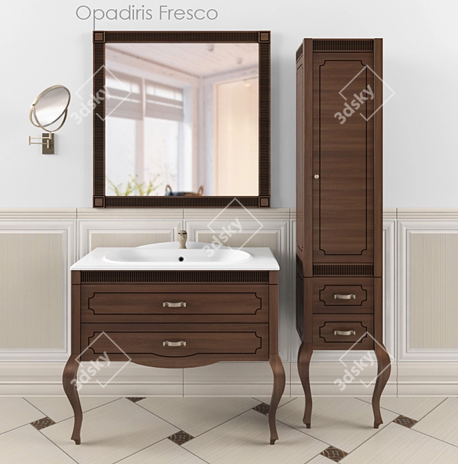 Opadiris Fresco Bathroom Furniture 3D model image 1