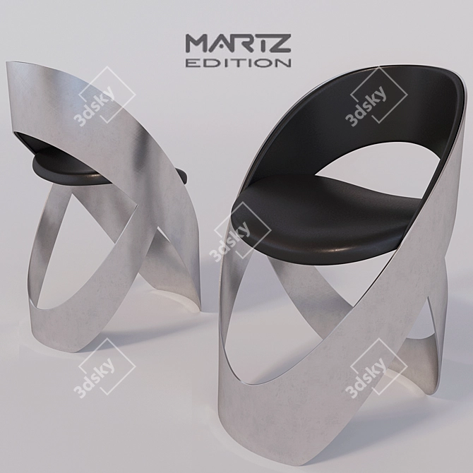 Martz Edition Chair: Sleek and Stylish Seating Solution 3D model image 1